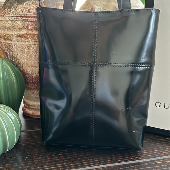 Gucci Hand Bag Patent Leather Tom Ford Era - Picture 4 of 11